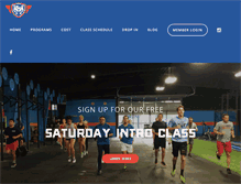 Tablet Screenshot of crossfitwaco.com